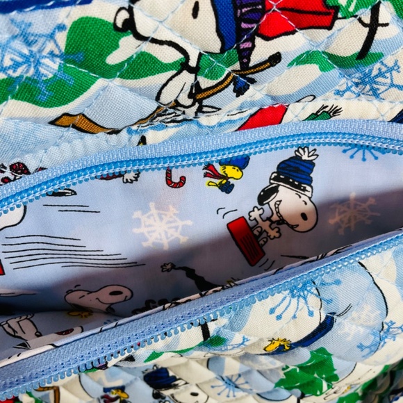Vera Bradley Limited Edition Ski Slope Snoopy Campus Backpack - Picture 4 of 10